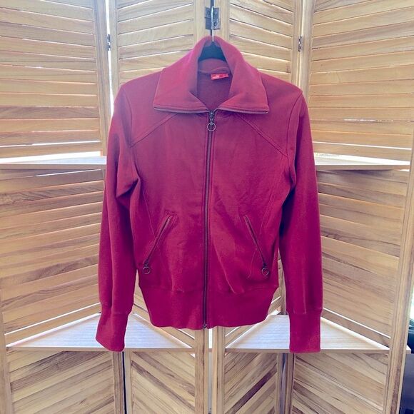 Puma Tops - Puma Burgundy Zip-Up Jacket